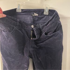 Navy Blue Corduroy Pants
